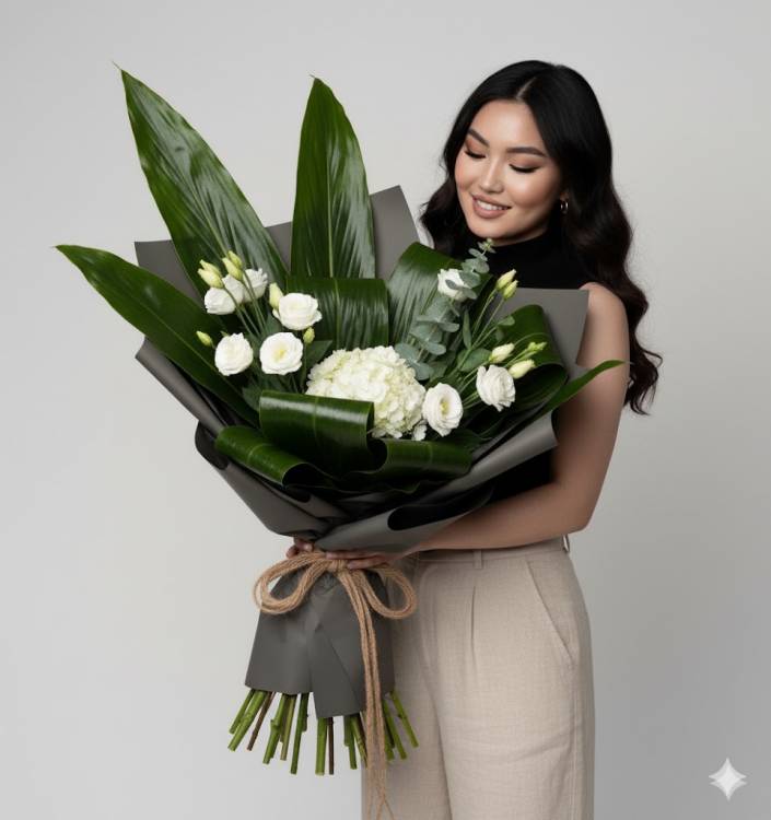 Букет из Аспидистров Букет из Аспидистров