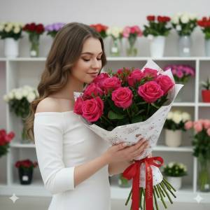 Букет из 7 роз