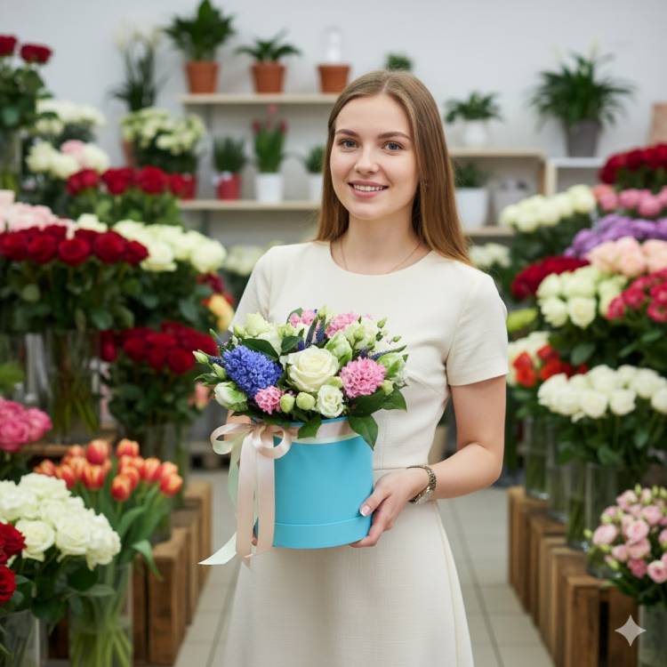 Букет с гиацинтом "Грация" Букет с гиацинтом "Грация"