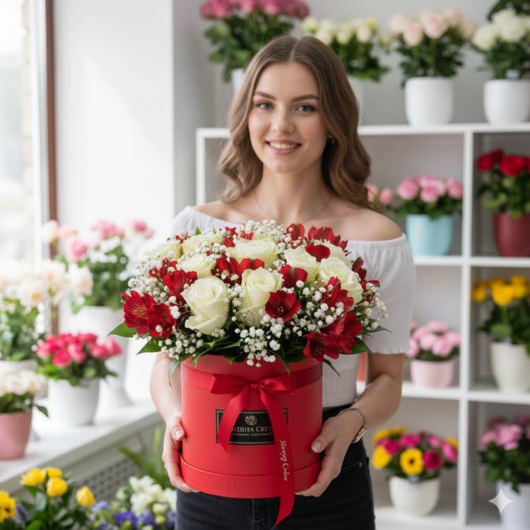 Букет с альстромерией "Восторг" Букет с альстромерией "Восторг"