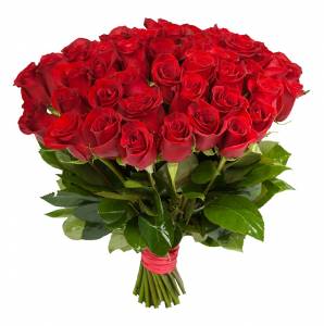 Букет из 51 красных роз 80 см