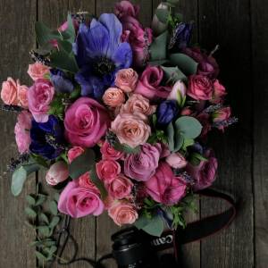 Букет с анемонами "Алиса"