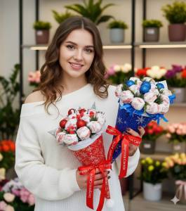 Сладкий букет "Новогодний"