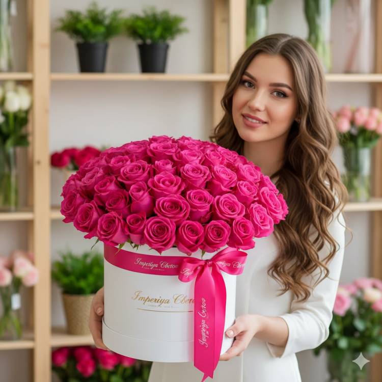 Розы в шляпной коробке Розы в шляпной коробке