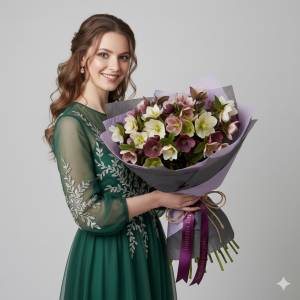 Букет из Хелеборусов